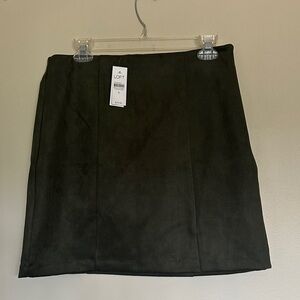 LOFT green Pencil Skirt